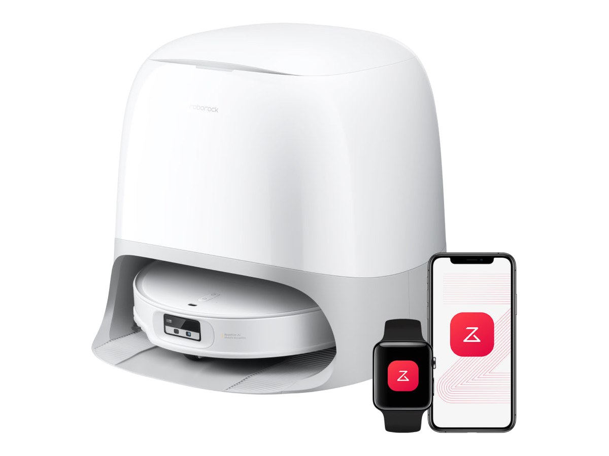 Roborock Qrevo CurvX Robot Vacuum with Dock 3.0 Thermo+